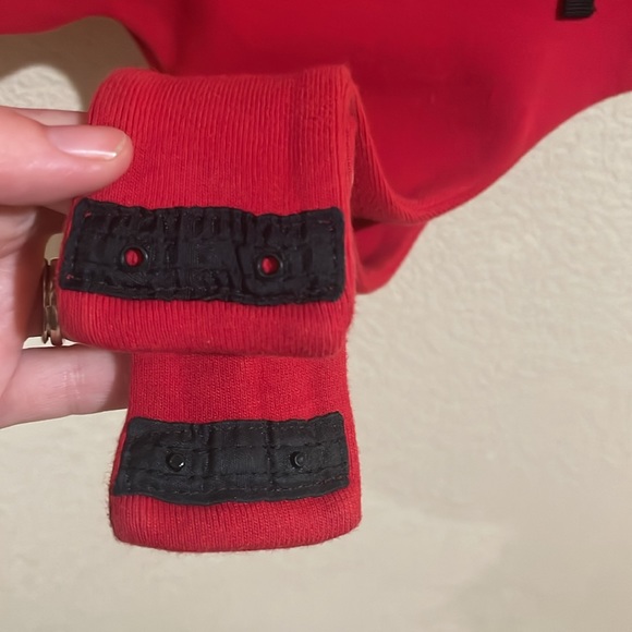 BEN TAVERNITI UNRAVEL PROJECT Red Hoodie Bodysuit Small - Picture 6 of 13